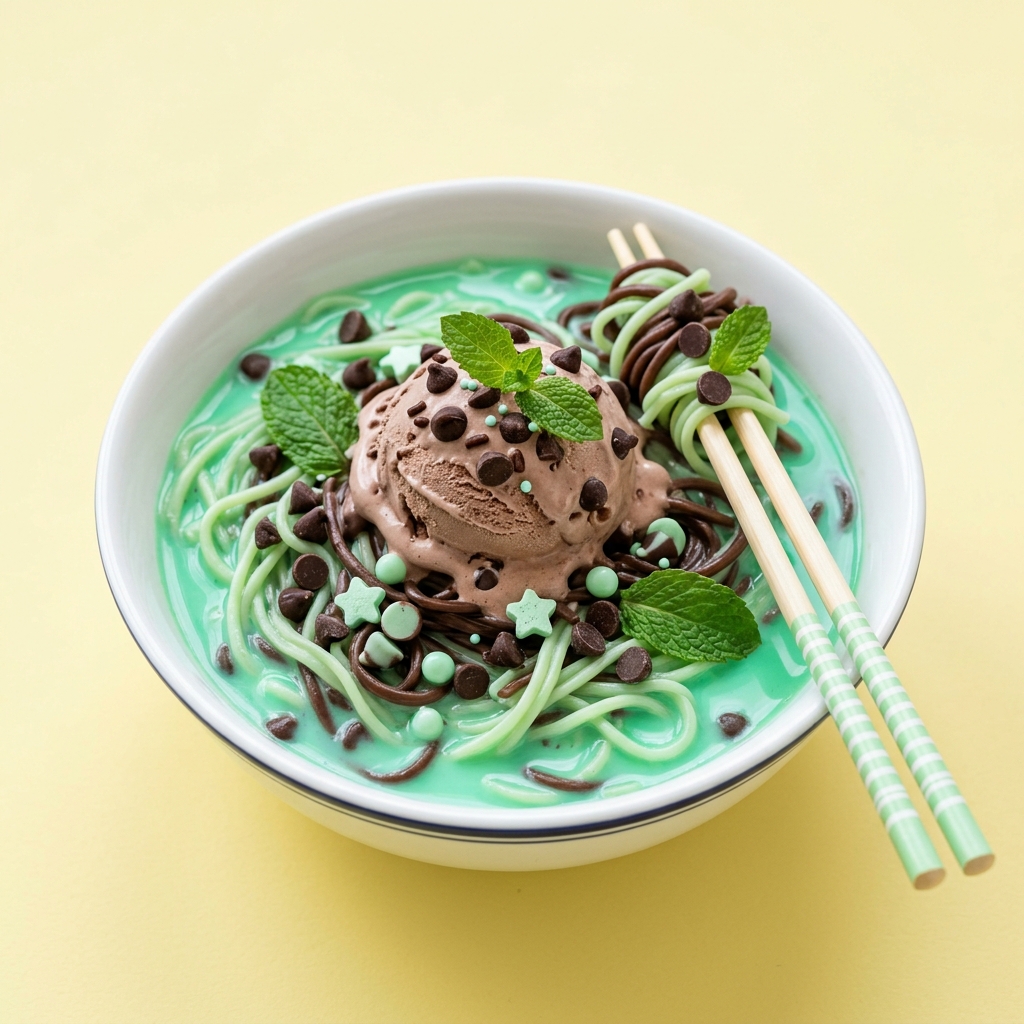 チョコミントラーメン